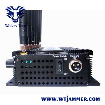 China 4w 30m Bluetooth Wif I2.4g 5.2g 5.8g Wifi Network Jammer for sale