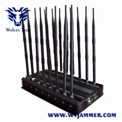 China 16 Antennas Remote Control 35W mobile phone scrambler for sale