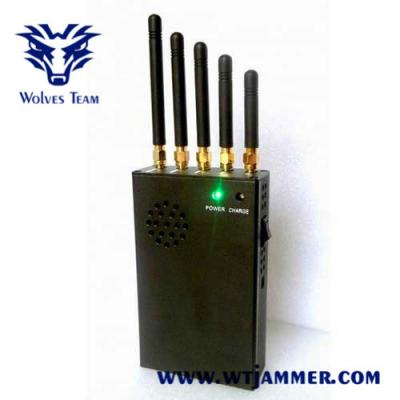 China Handheld 20 Meters 3W Cell Phone Jamming Device for sale