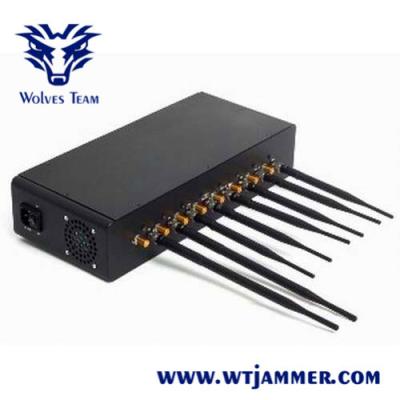 China 8 Antennas WiFi 3G/4Gwimax 16W Mobile Phone Signal Blocker for sale