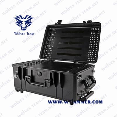 China RF Frequencies 20 - 6000Mhz Waterproof Cell Phone Signal Jammer for sale