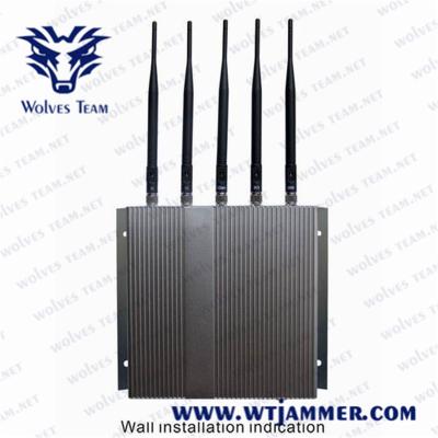 China 40m 5 Bands 12.5W Wifi Blocker Jammer For School for sale