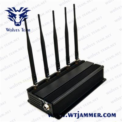 China 25 Meters 2.4G  4.9G 5.0G  5w Wifi Signal Jammer Device for sale