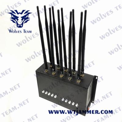 China 10 Bands 30m 20W Network Signal Jammer GPS 3G 4G CDMA for sale