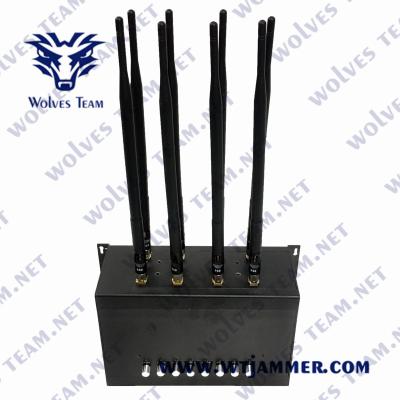 China Portable 8 bands High Power GSM 3G 4G 5G All Cell Phone Signal Jammer for sale