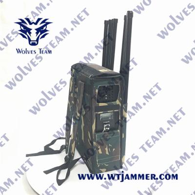 China DC24V 200m Rucksack-Signal-Störsender G/M 4G 5G GPS L1 Störsender Rfs Manpack zu verkaufen