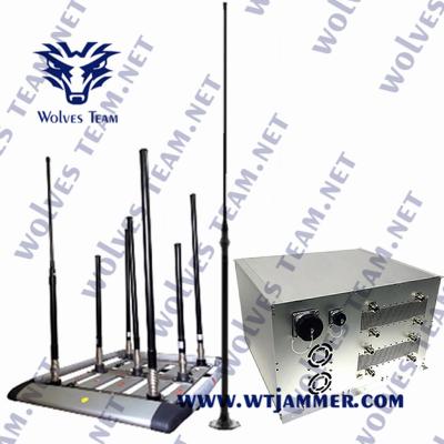 China 330W IED Bomb Jammer WIFI VHF UHF GPS 4G 5G With DDS Convoy System for sale