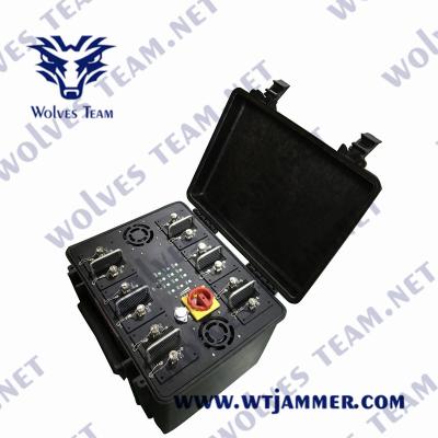 China GSM CDMA Vehicle Signal Jammer 1000W Adjustable 3G 4G 5G WIFI 2.4G 5.8G GPS for sale