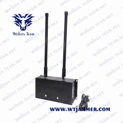 China Omni Directional Antennas Wifi Jammer 30m 2.4g 5.8g Metal Enclosure for sale