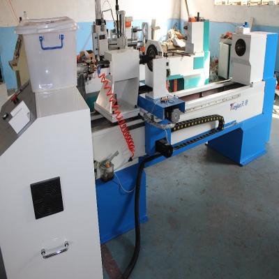 China Multi Head CNC Machine Bowl Lathe Wood Spinning Wood Carving Baseball Bat Making Wood Lathe For Sale for sale