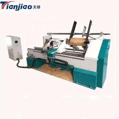 China Automatic Feeding Machinery Repair Shops Tj-1530 Stair Column CNC Wood Lathe for sale