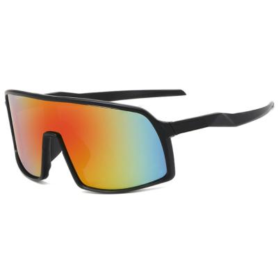 China Fashion Sunglasses Windproof Cycling Custom Logo Oversized Sports Sunglasses for sale