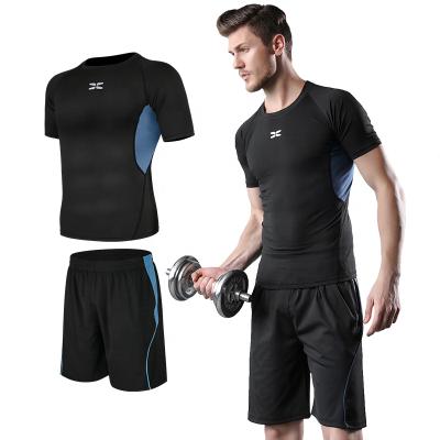 China Breathable Wholesale Fitness Clothing Workout Wear Men Sport Set for sale