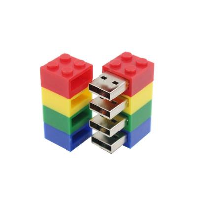 China Coegi cheap mico usb stick usb building block fillinlight usb flash drive plastic promotional gifts 8gb 16gb 32gb 64gb for sale