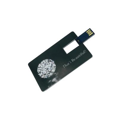 China Fillinlight Plastic Name Card Business Card Credit Card USB Flash Memory Pen Drive USB 2.0 for sale