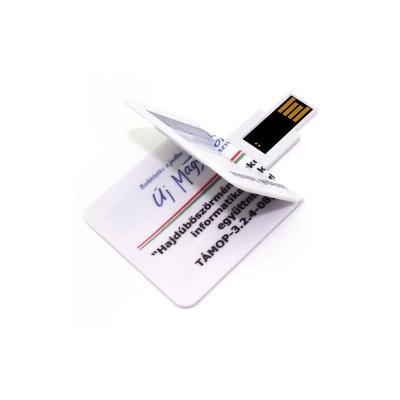 China Wholesale Foldable Pen Drive 1GB 64GB 128GB USB 2.0 Name Card Fillinlight Plastic USB Flash Drive Card for sale