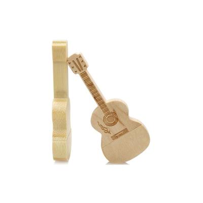 China Fillinlight Wooden Wooden Guitar USB Pen Drive Memory Fast Speed ​​Flash USB 2.0 USB 3.0 for Music Album for sale