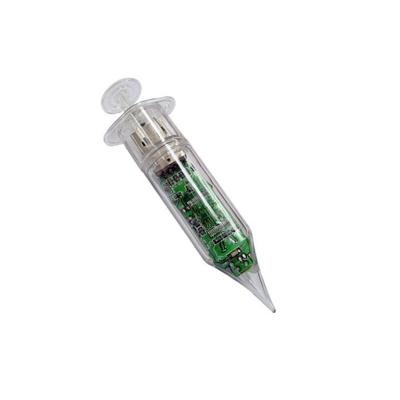 China Fillinlight Plastic Medical Gift Custom Logo Injector USB Drive Instant Syringe Form Pen Drive USB 2.0 for sale