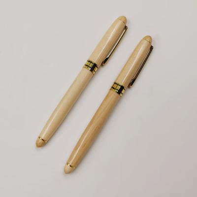 China office & School Friendly Pen Maple Fountain Pen Wooded Pen Fillinlight High Quality Eco Friendly Pen for sale