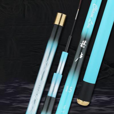 China Factory Sale Custom Logo 3.6-7.2m Carbon Fiber Spinning Outdoor Saltwater Fishing Rod for sale