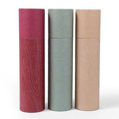 China Recycled Materials Customized Data Cable Paper Box Fancy Cardboard Cylinder Paper Tube For Gift Skin Care Apparel for sale