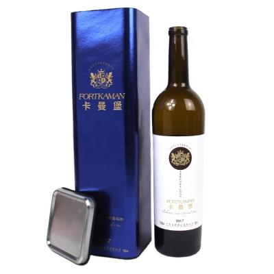 China Recycled Single Square Cardboard Materials Special Shape Wine Glass Paper Tube Whiskey Bottle Packaging Box for sale