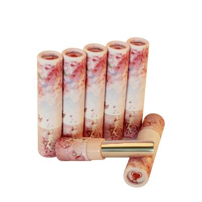 China Handmade Luxury Custom Printed Eco Friendly Paper Mini Lipstick Tube Cute Lip Balm Tube From China Supplier for sale