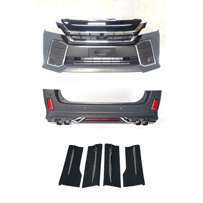 China PP body kit with front bumper rear bumper for TOYOTA 2008-2014 to 2015 year change for sale