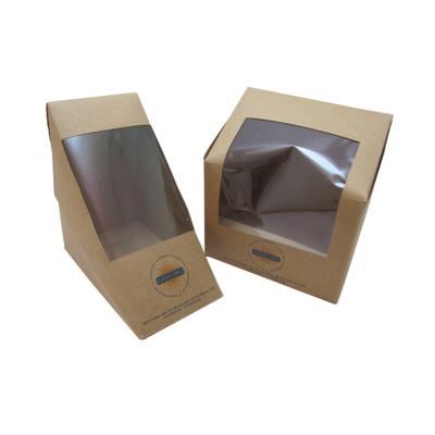 China Recycled Materials China Supplier Custom Triangle Sandwich Box For Packaging for sale