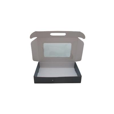 China Recyclable Customized Paper Boxes Paper Packaging With Transparent PET Window for sale