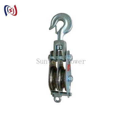 China Casting Steel 50KG Hoisting Tackle  Sheave Hoist Sheave for sale