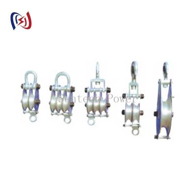 China 1.8KG - 13.2KG Aluminum Hoist Sheave Hoist Operation Small Block And Tackle Hoist for sale