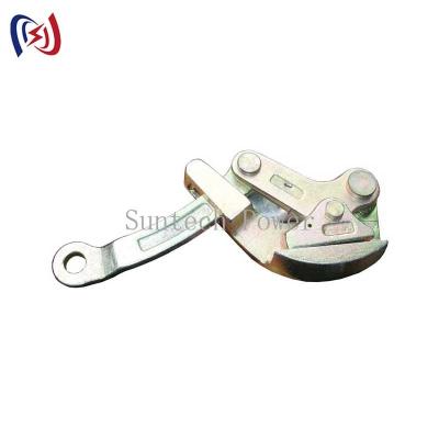 China Single Cam Wire Cable Clamp Earth come along clamps wire grips For Steel Strand for sale
