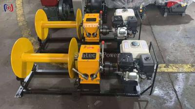 China 6.5-16RPM Cable Pulling Winch Electric Cable Winch Puller Transmission Line Stringing Tools for sale