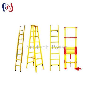 China 2m - 8m Insulated Ladder Fiberglass Extension Ladder Construction Tower Erction Tools for sale