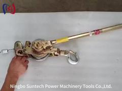 Ratchet Cable Puller Ratchdt Withdrawing Wire Tighter Transmission Line Stringing Tools