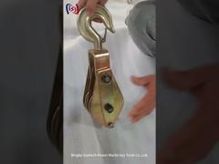 casting steel 50kg hoisting tackle  sheave hoist sheave