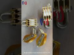 nylon sheave hoist sheave tackle stringing tools 5kn - 50kn transmission line tool