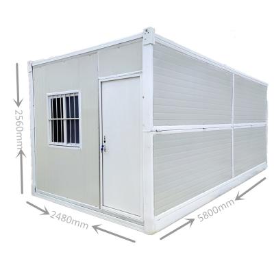 China Modern Movable Container Structure Folding Prefab House Prefab Tiny Small Office Prefab Container House for sale