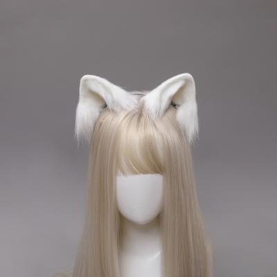 China DIY Comic Live Props Party Accessories Cute Hairpin Ear Simulation Cat Ears Headband Female Soft Show Animals Females for sale