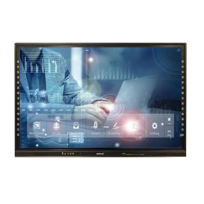 China Wholesale 4K IR Aluminum Frame 65 75 Customized 86 Inch Shell Infrared Touch Screen Electronic Flat Panel Enrollment Board For Kids Business for sale