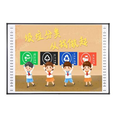 China Iboard Aluminum Frame Customized Projector Environmental Friendly Dry Board Double Gum OS Whiteboard To Meet Use School Kids Teaching for sale