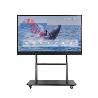 China Education/Home/Training/Business High Quality Suitable Size 55~100 Inch Flat Panel Mobile Cart Stand For TV And Multi Touch Screen for sale