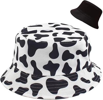 China Fashionable black and white character tops selling top quality fishing bucket hats for sale