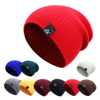 China Fashion COMMON cheap vintage beanie winter hat bean hat custom logo wholesale warm knitted acrylic women's unisex hat girls for men for sale