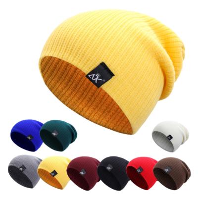 China Wholesale Fashion Vintage Acrylic Simple Knitted Warm Women's Beanie Winter Hat Girls' Beanie Winter Hat COMMON Custom Hat For Men for sale