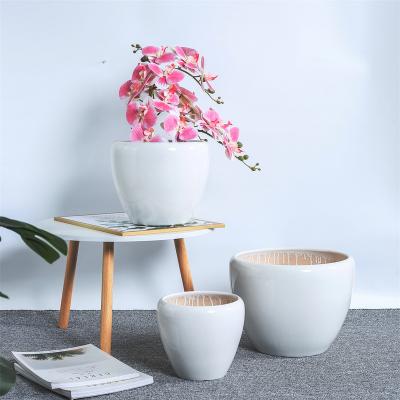 China Modern Durable Low Price Indoor Plant Garden Decorative Large Ceramic Pots for sale