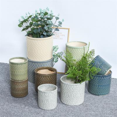 China Modern Garden Special Hot Selling Indoor Decorative Ceramic Flower Pots for sale