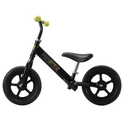 China Factory Wholesale AL-1201 Toddler Kids Toddler Learning Walking Bike with Airless Tire and Adjustable Seat Height without Pedal for sale