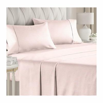 China Wholesale American Style Polyester Anti Dust Mite RANSGER 100% Luxury 3d Home Bed Sheet Set Ultra Soft Deep Fit Bedding Sets for sale